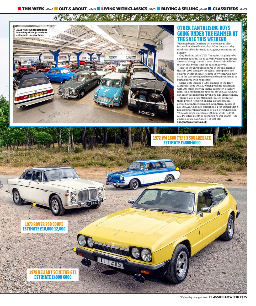 Classic Car Weekly Preview Pages