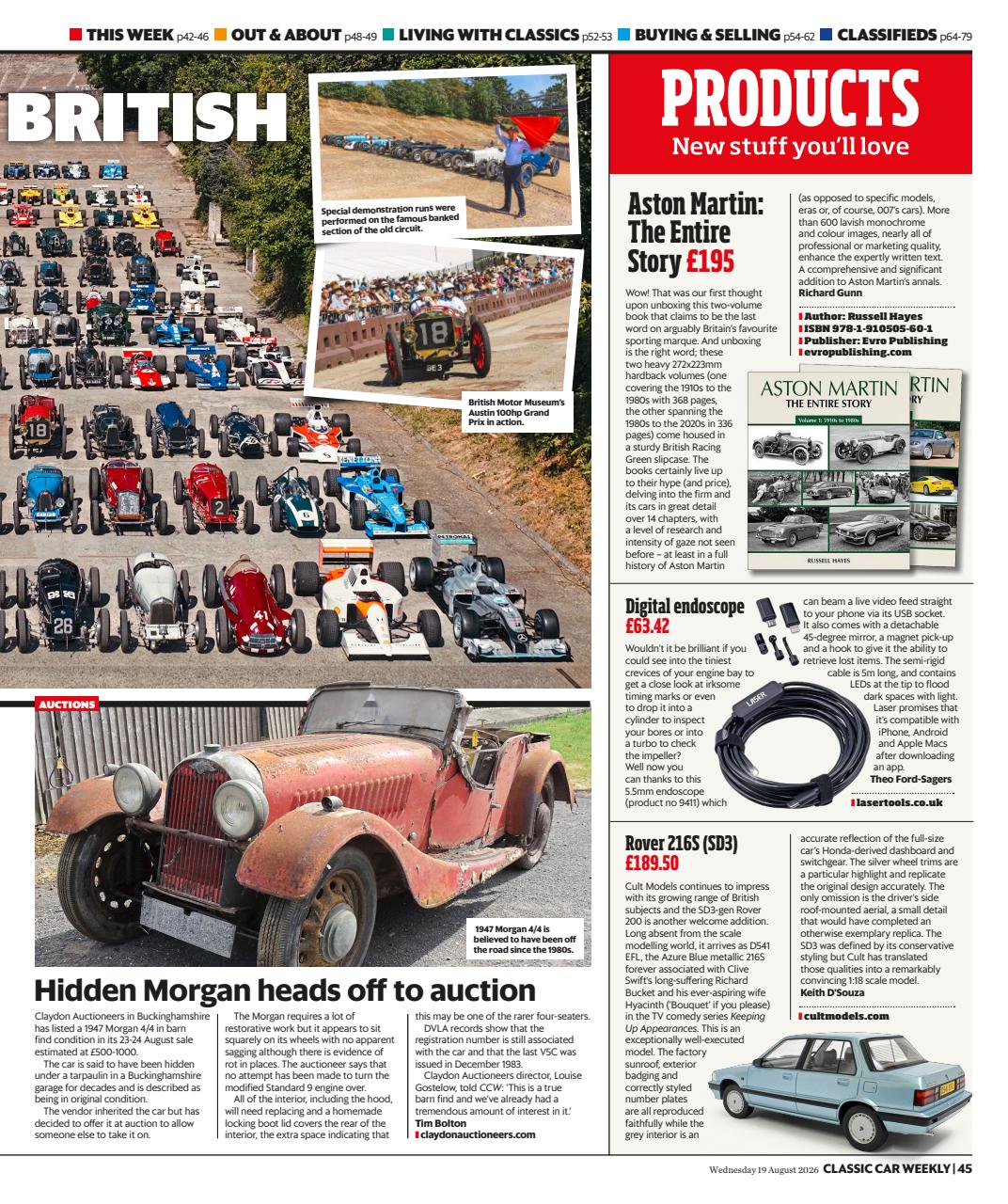 Classic Car Weekly Preview Pages