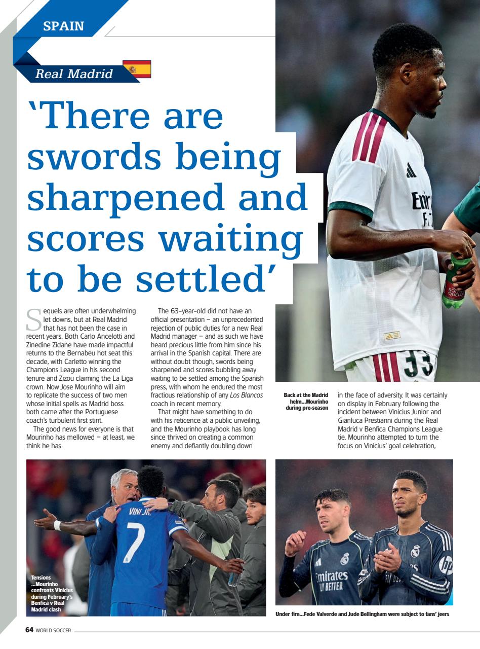 World Soccer Preview Pages