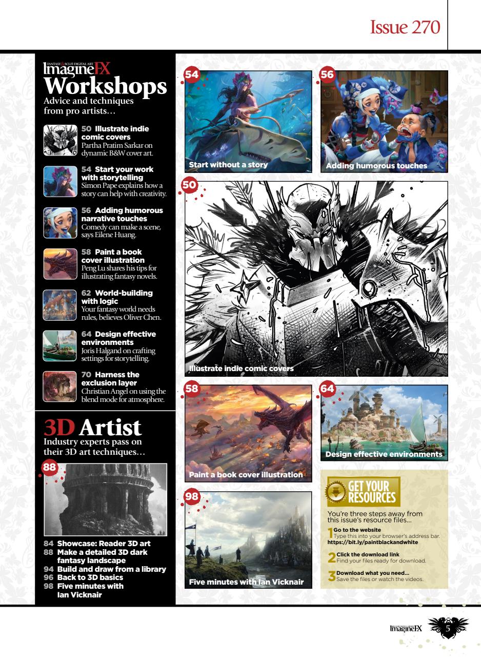 ImagineFX Preview Pages