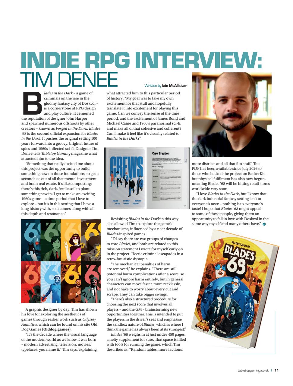 Tabletop Gaming Preview Pages