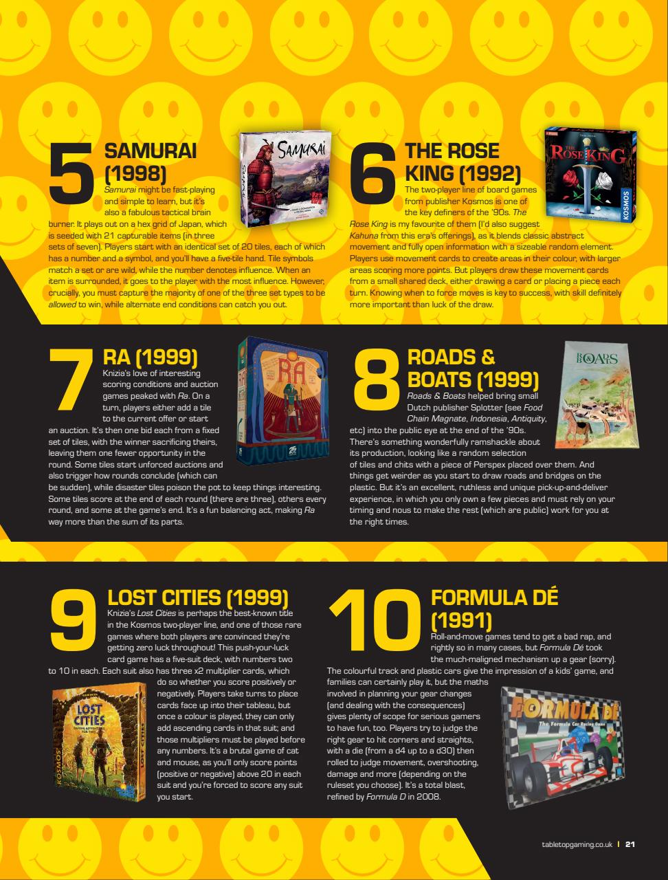 Tabletop Gaming Preview Pages