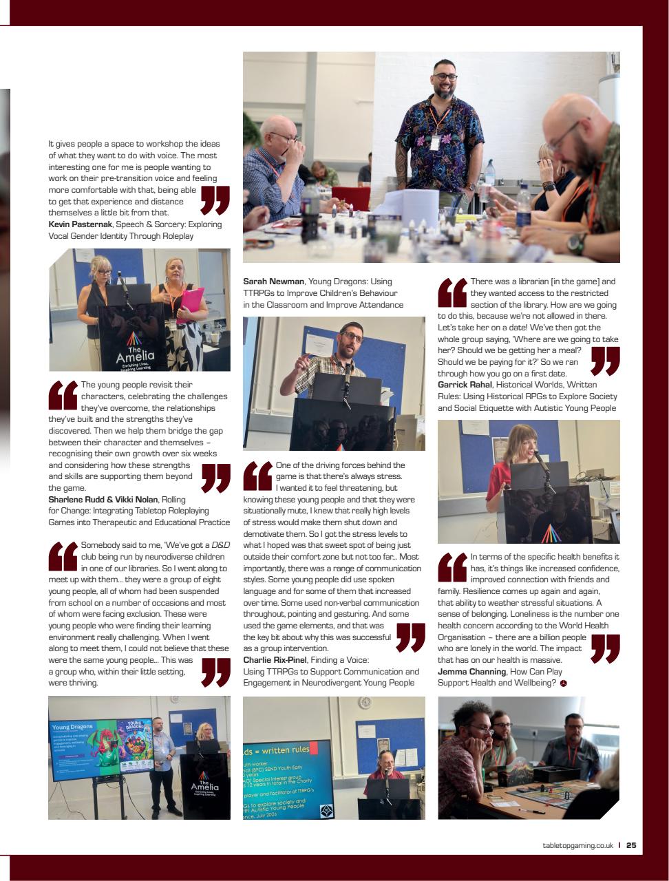 Tabletop Gaming Preview Pages