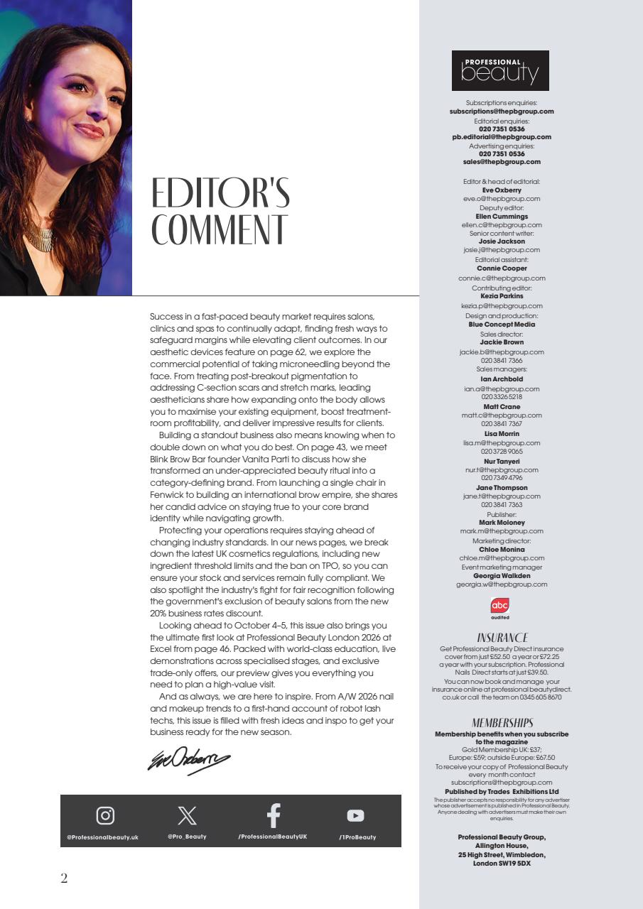 Professional Beauty Preview Pages