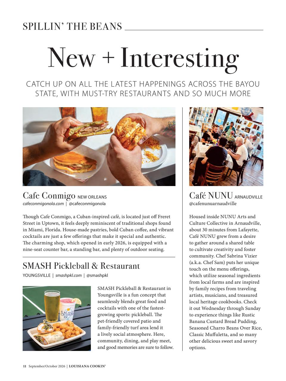 Louisiana Cookin’ Preview Pages