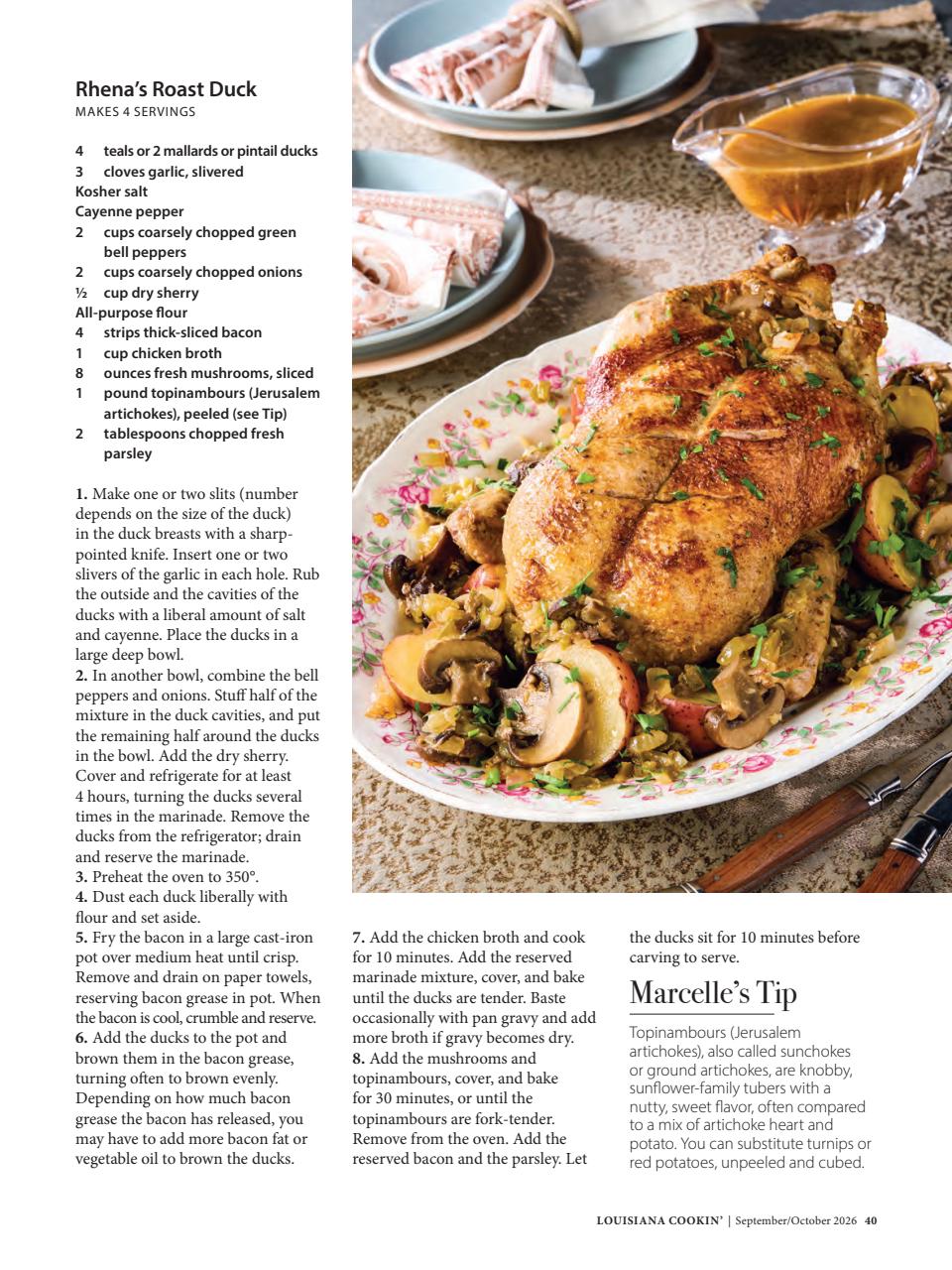 Louisiana Cookin’ Preview Pages