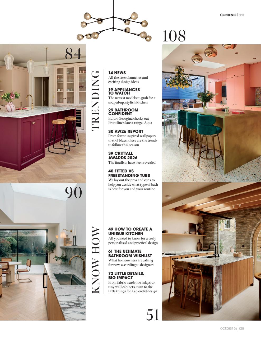 Kitchens Bedrooms & Bathrooms magazine Preview Pages