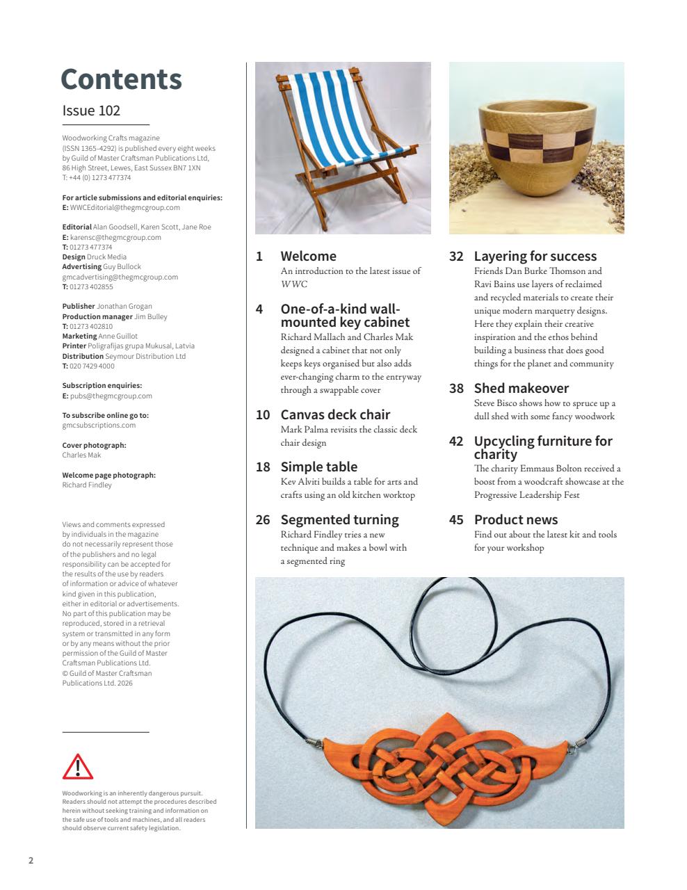Woodworking Crafts Magazine Preview Pages