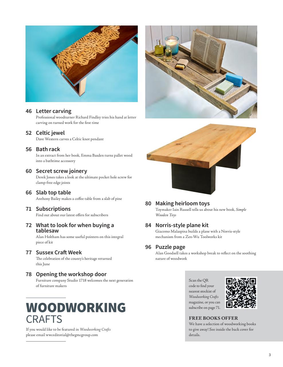 Woodworking Crafts Magazine Preview Pages