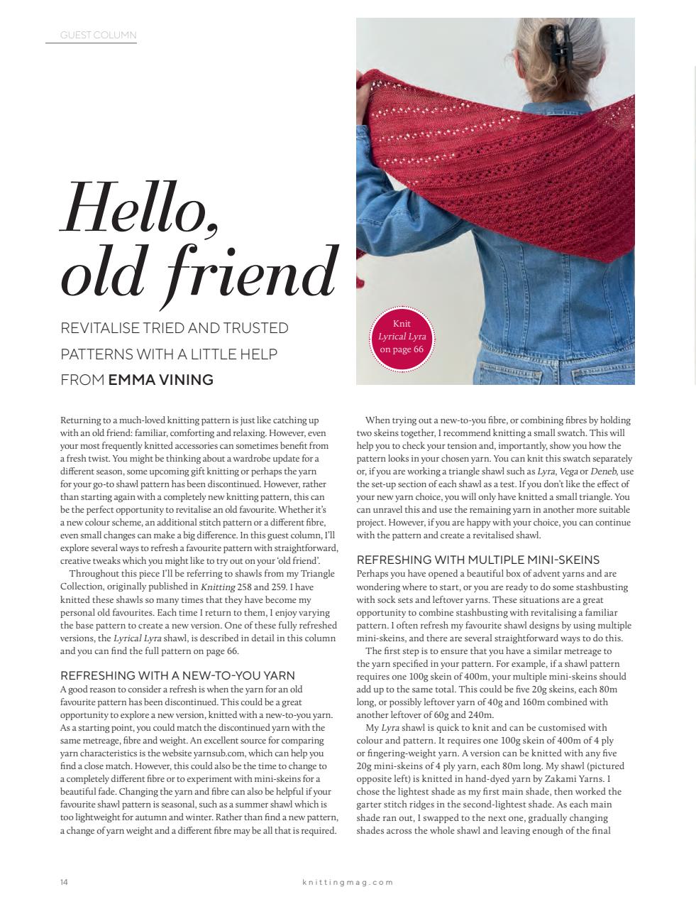 Knitting Preview Pages