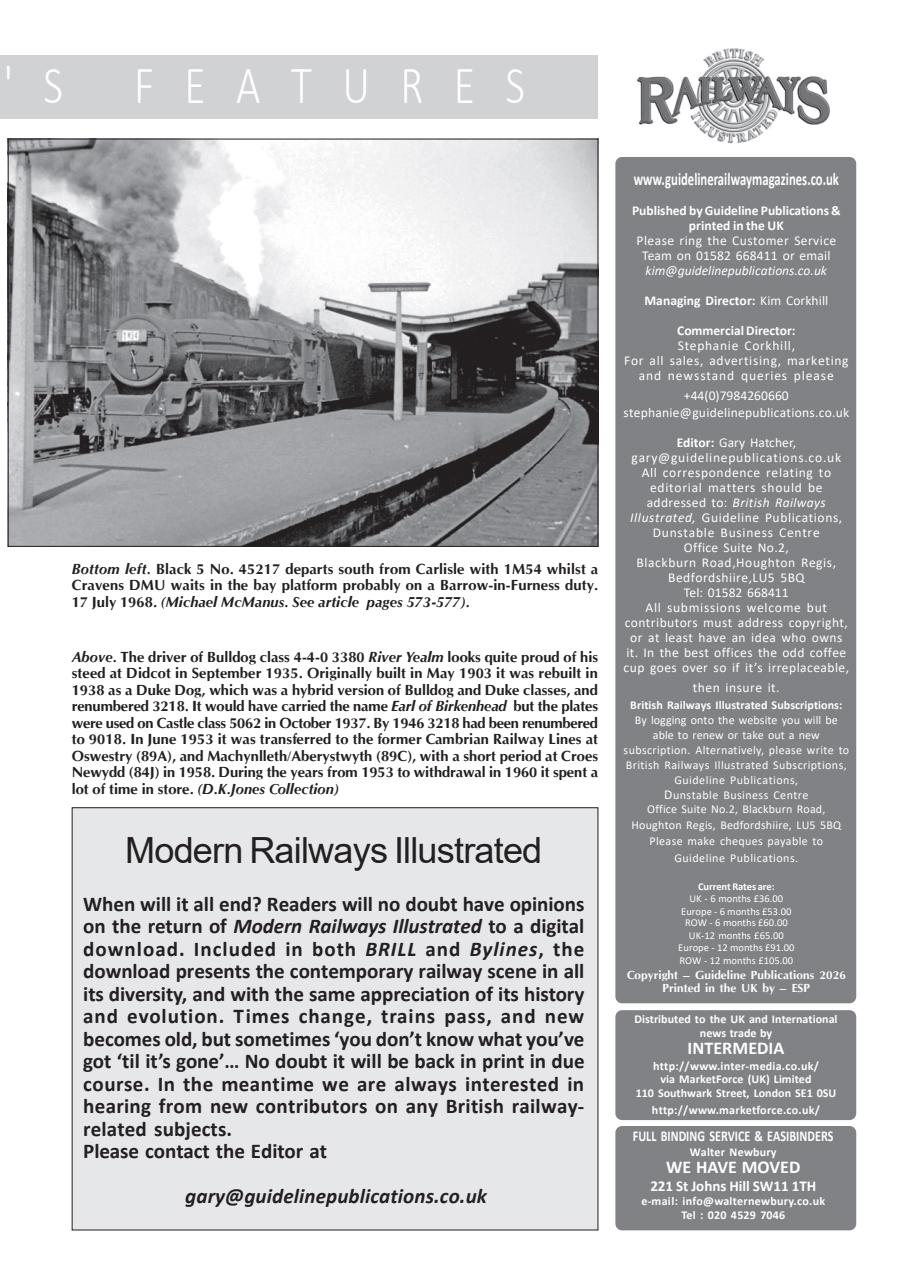 British Railways Illustrated Preview Pages