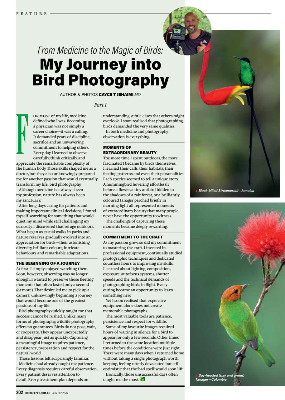 Australian Birdkeeper Magazine Preview Pages