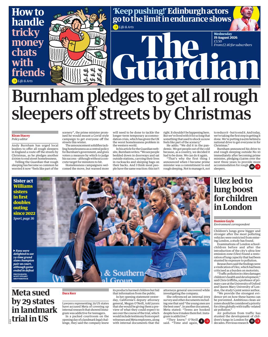 The Guardian Newspaper Preview Pages