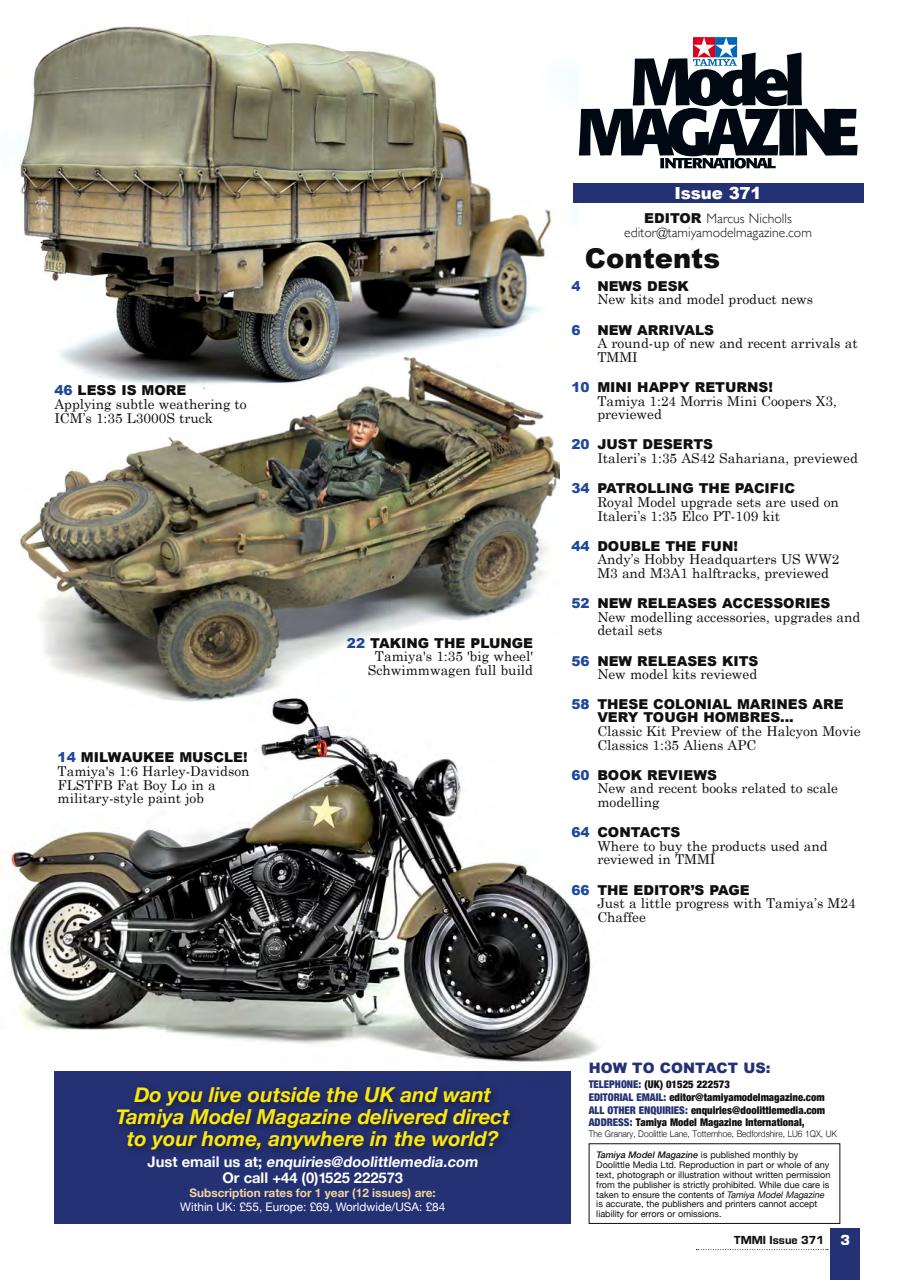 Tamiya Model Magazine Preview Pages