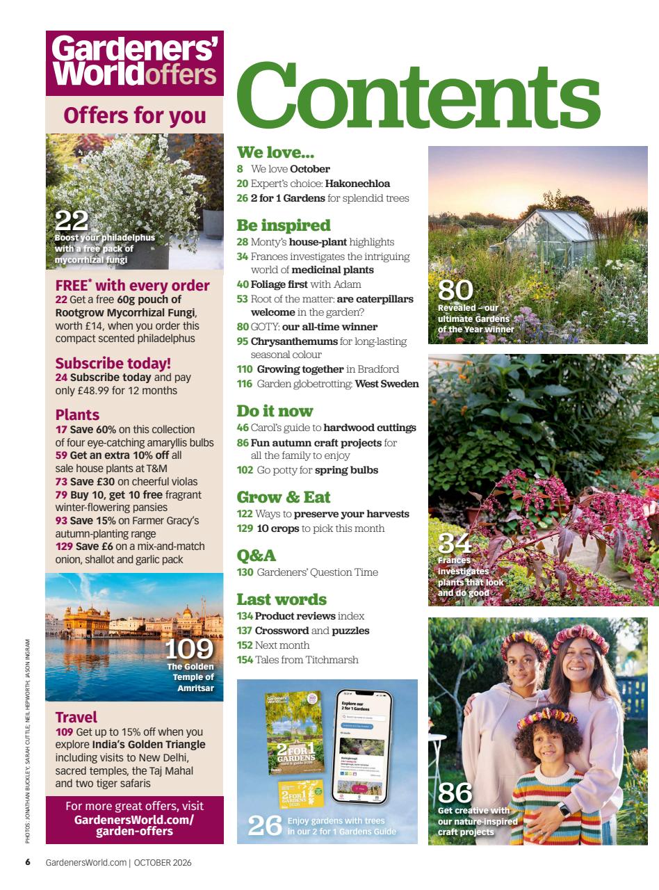 BBC Gardeners’ World Magazine Preview Pages