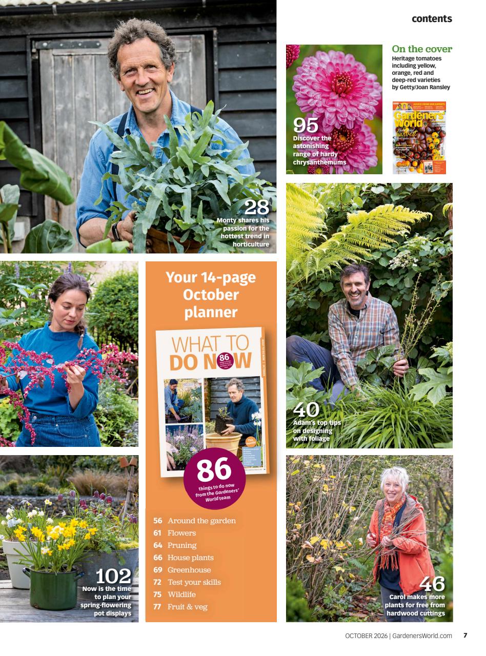 BBC Gardeners’ World Magazine Preview Pages