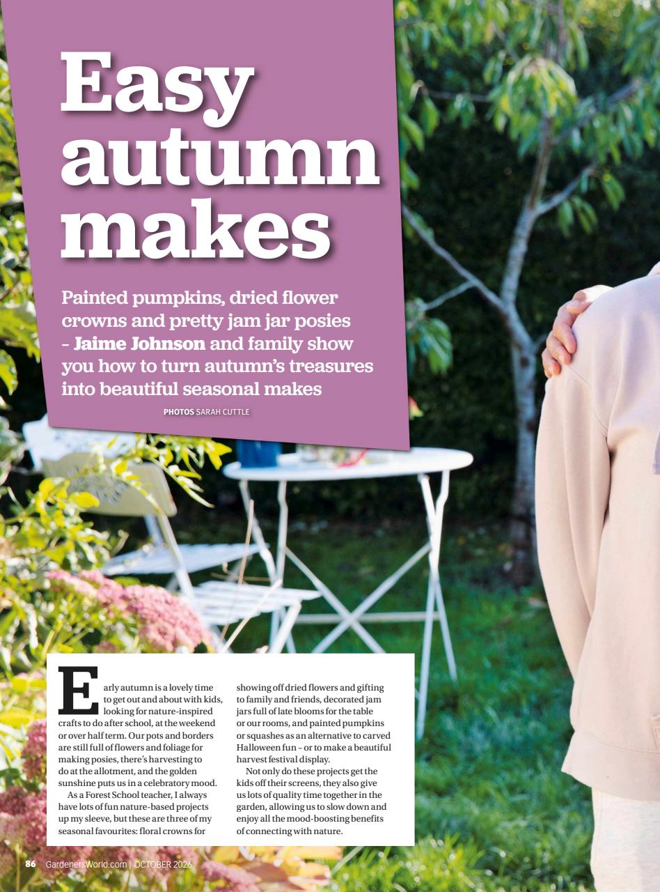 BBC Gardeners’ World Magazine Preview Pages