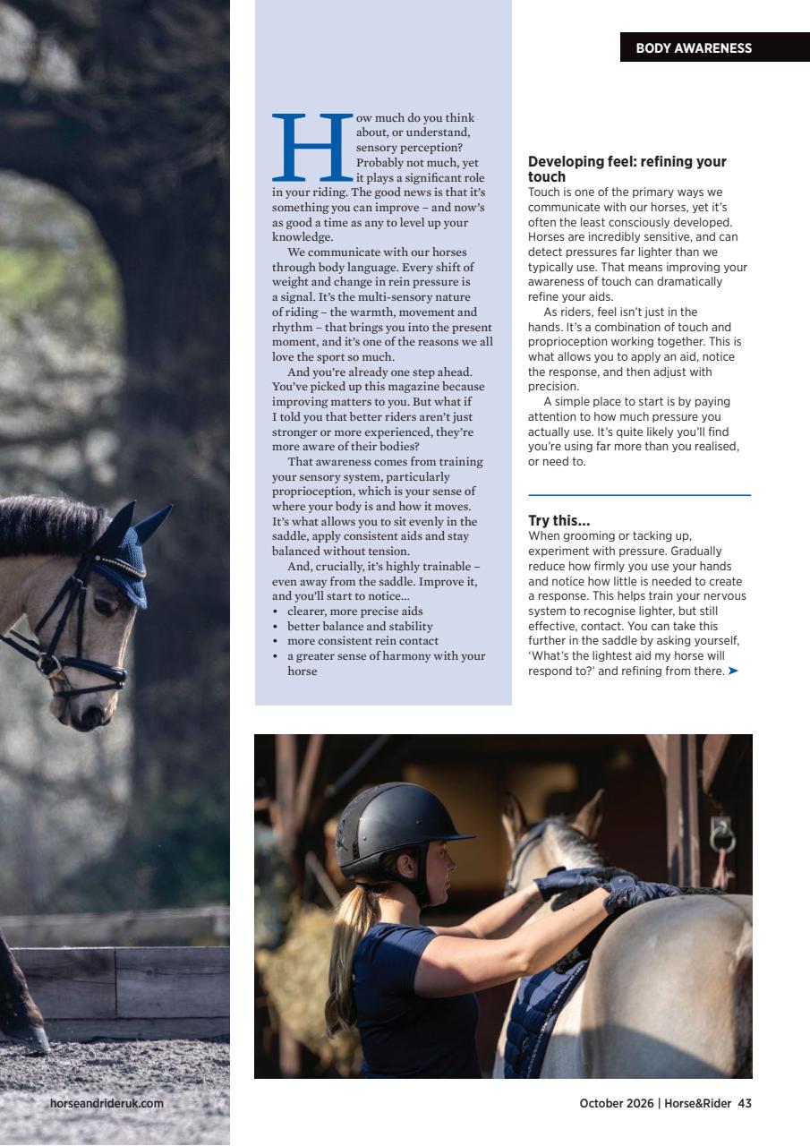 Horse&Rider Magazine - UK equestrian magazine for Horse and Rider Preview Pages