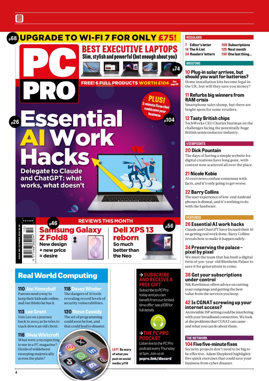 PC Pro Preview Pages