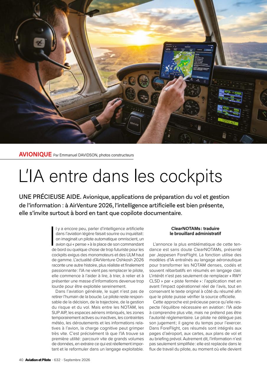 Aviation et Pilote Preview Pages