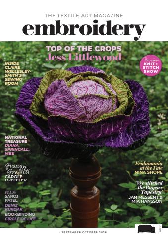 Embroidery Magazine issue September/October 2026