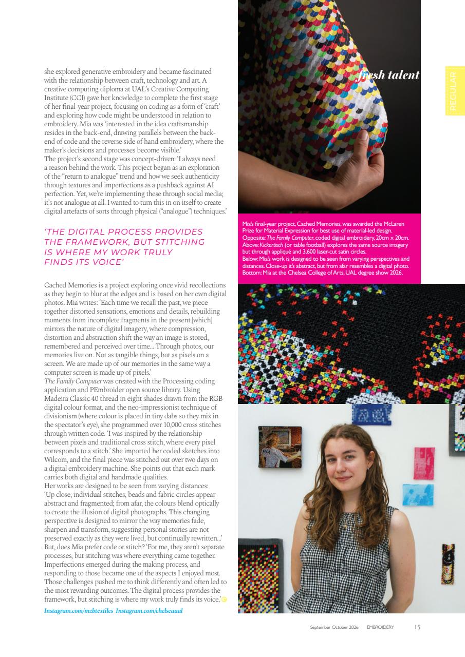 Embroidery Magazine Preview Pages