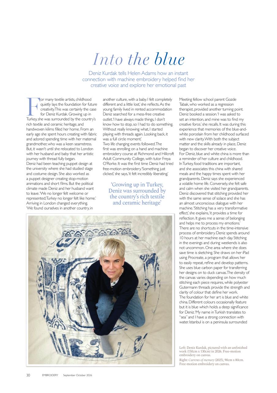 Embroidery Magazine Preview Pages