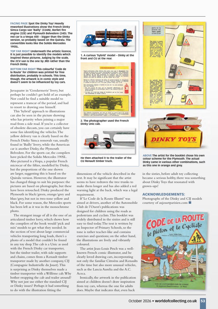 Diecast Collector Preview Pages