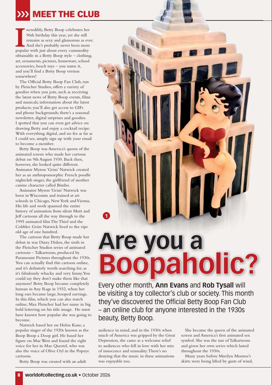 Collectors Gazette Preview Pages