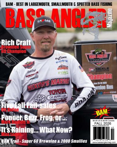 BASS ANGLER MAGAZINE issue Fall 26