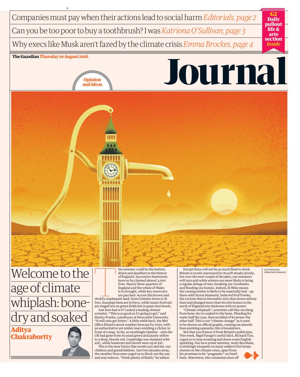 The Guardian Newspaper Preview Pages