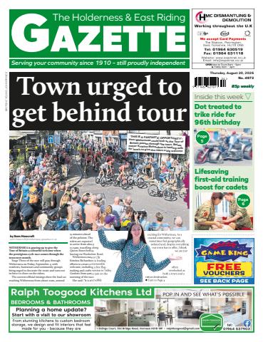 Holderness Gazette August 20, 2026 issue Holderness Gazette August 20, 2026