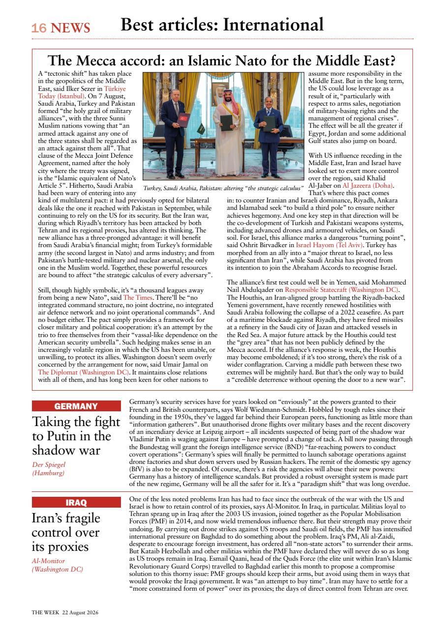 The Week Preview Pages