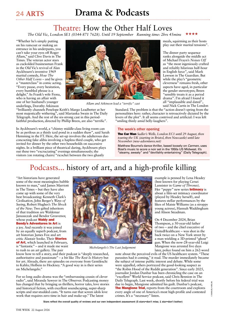 The Week Preview Pages