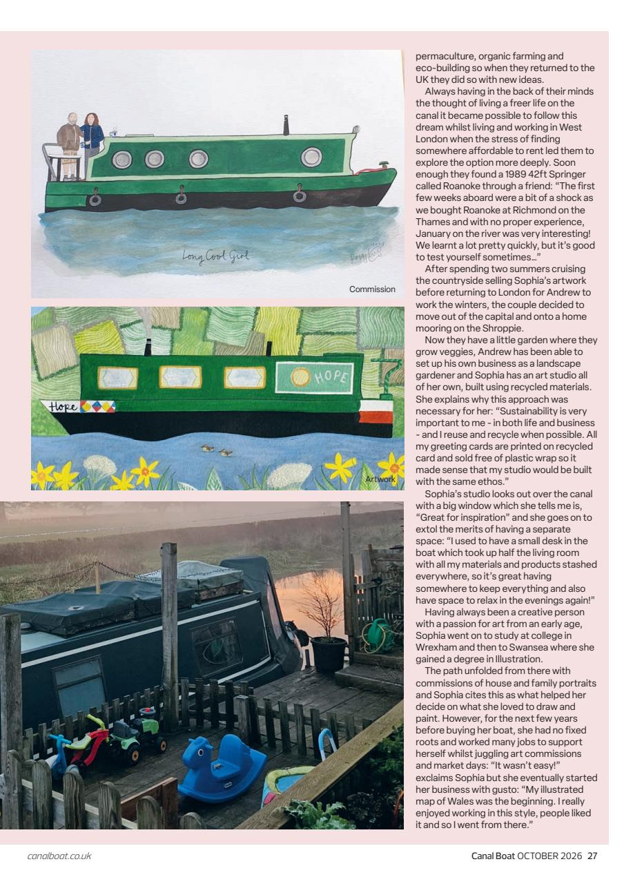 Canal Boat Preview Pages