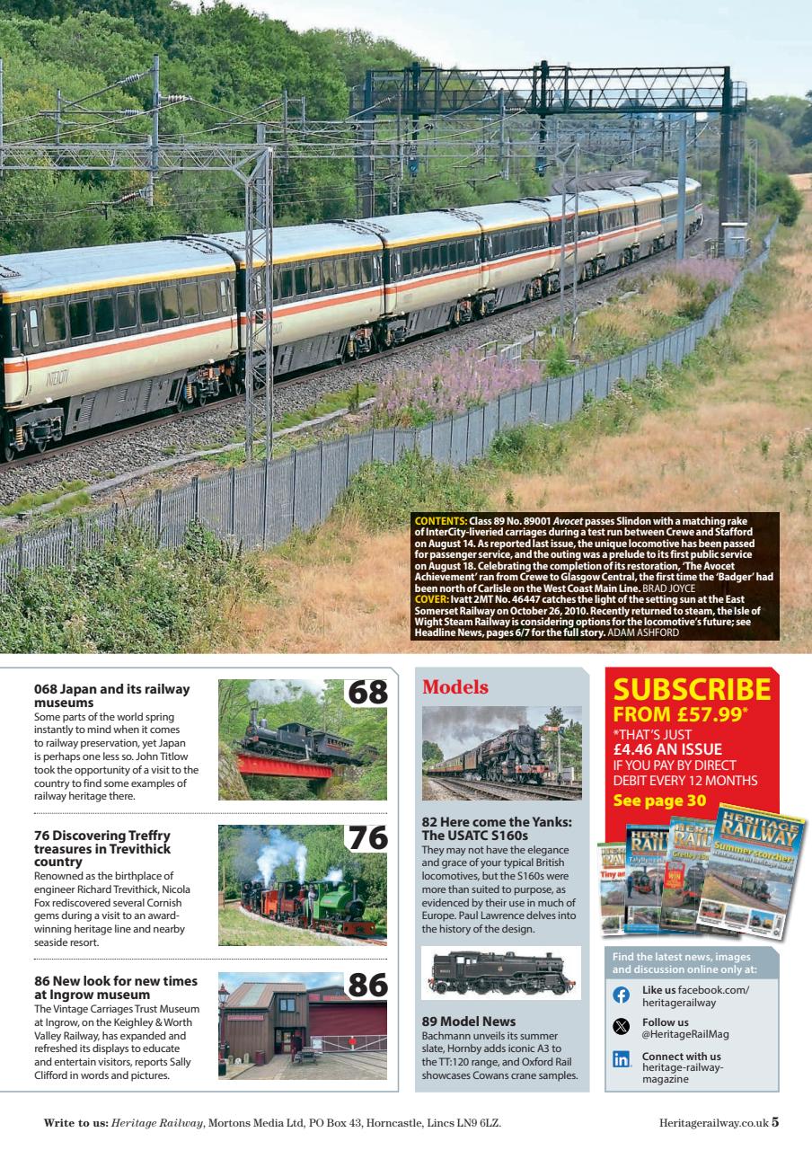 Heritage Railway Preview Pages