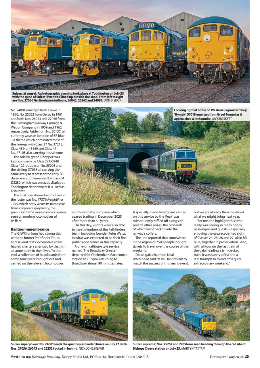 Heritage Railway Preview Pages