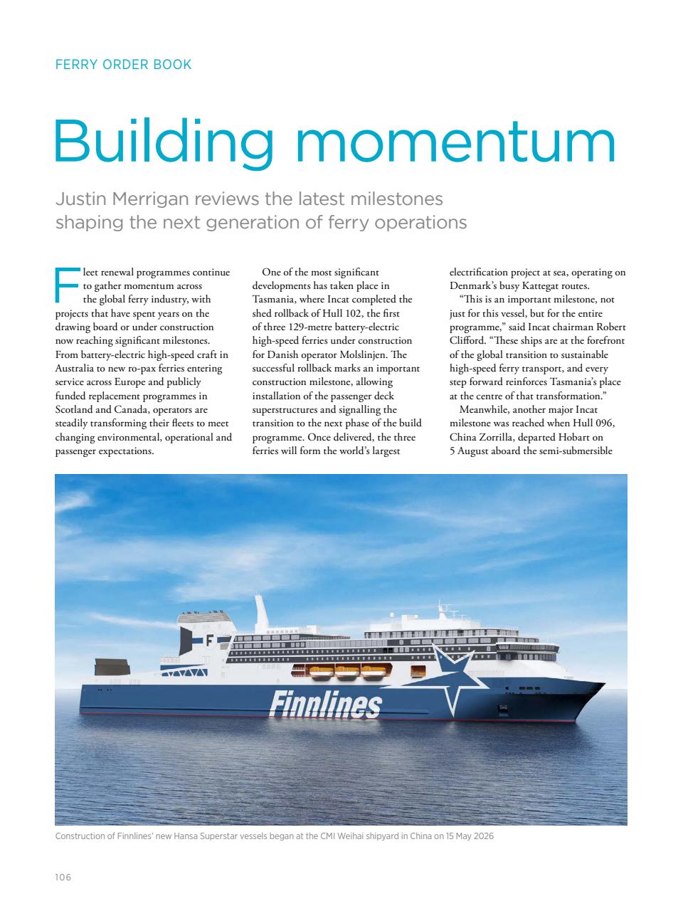 Cruise & Ferry Preview Pages