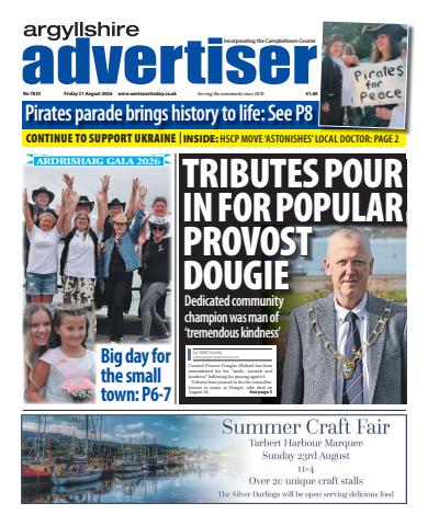 Argyllshire Advertiser issue Friday, August 21, 2026