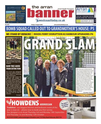 Arran Banner issue Friday, August 21, 2026