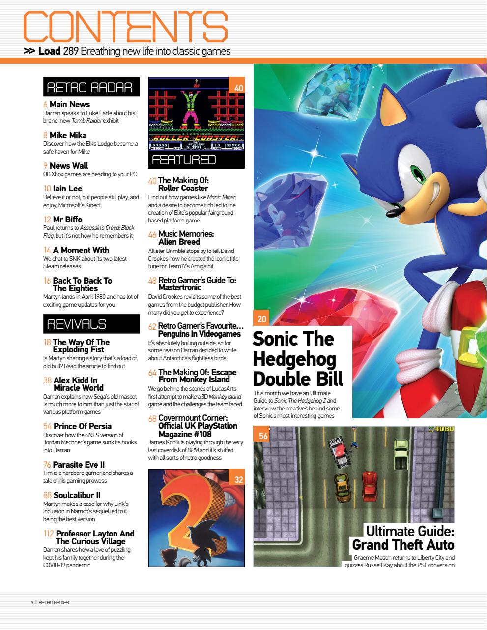 Retro Gamer Preview Pages