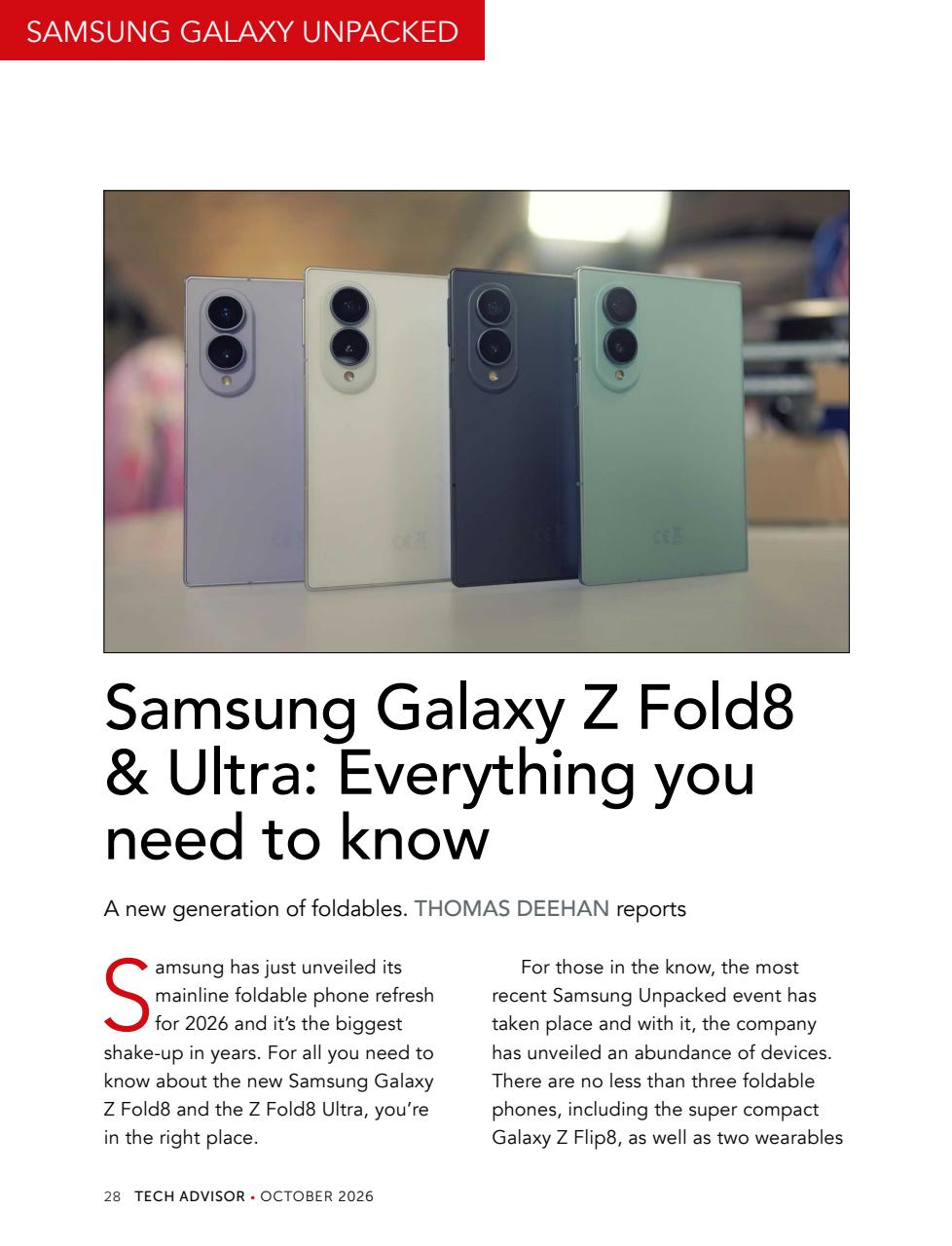 Tech Advisor Preview Pages