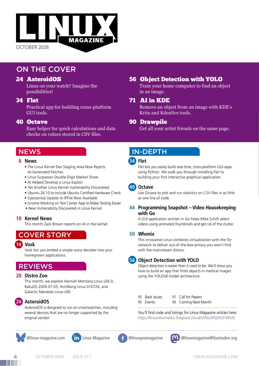 Linux Magazine Preview Pages