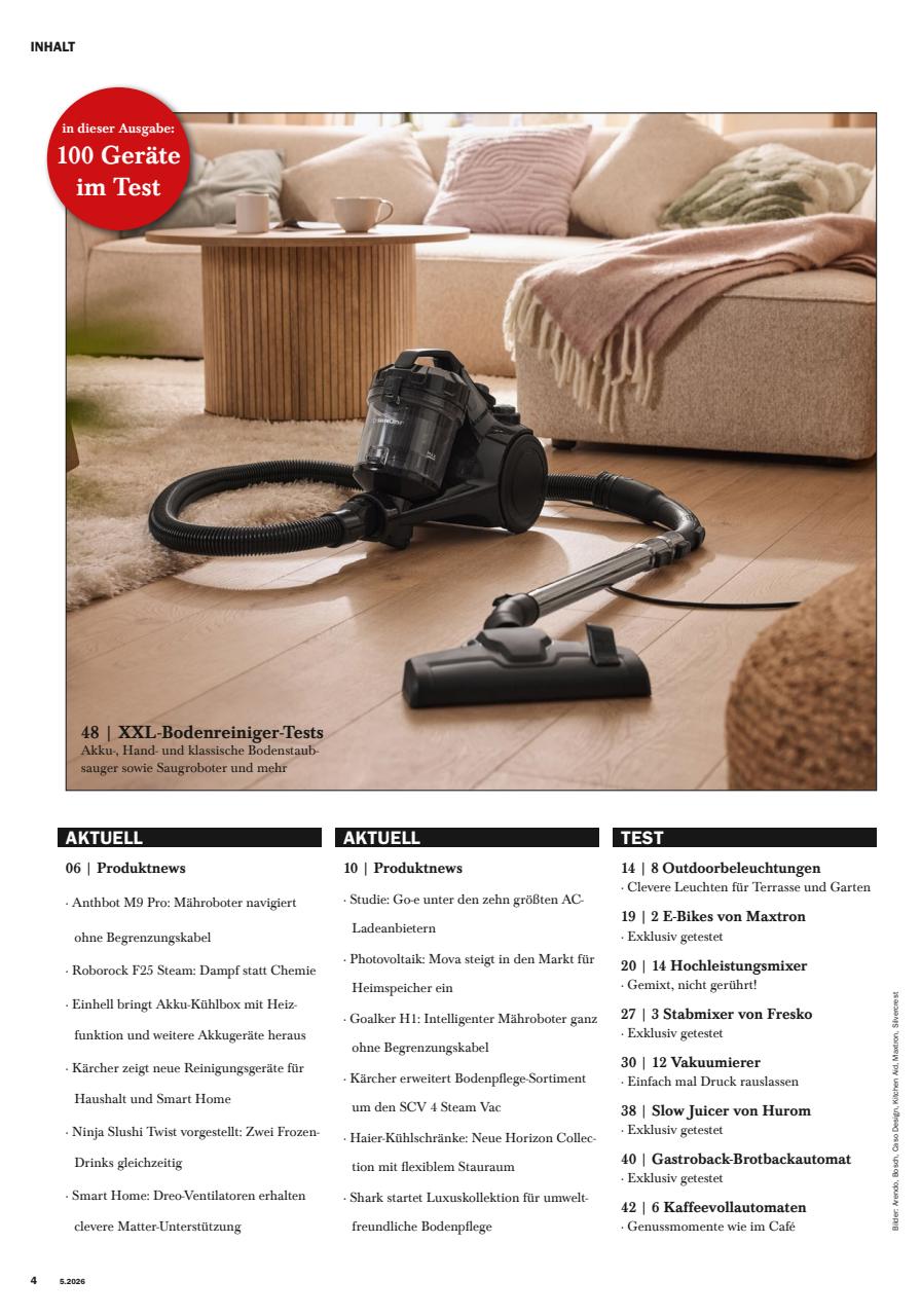 Haus & Garten Test Preview Pages