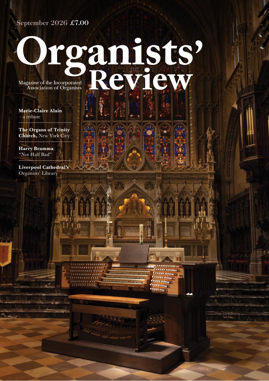Organists' Review Preview Pages