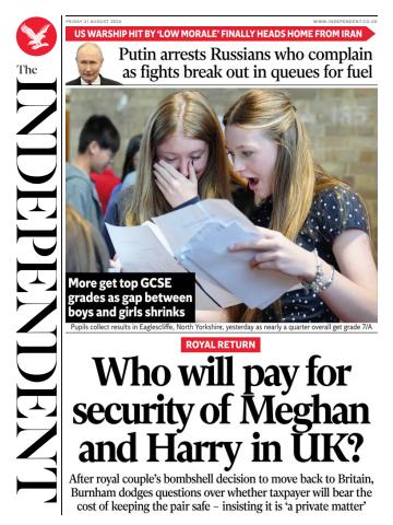 Friday, 21 August 2026 issue Friday, 21 August 2026