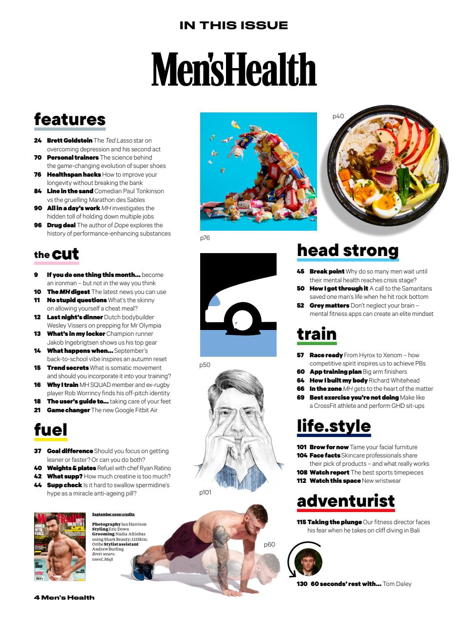 Men's Health Preview Pages