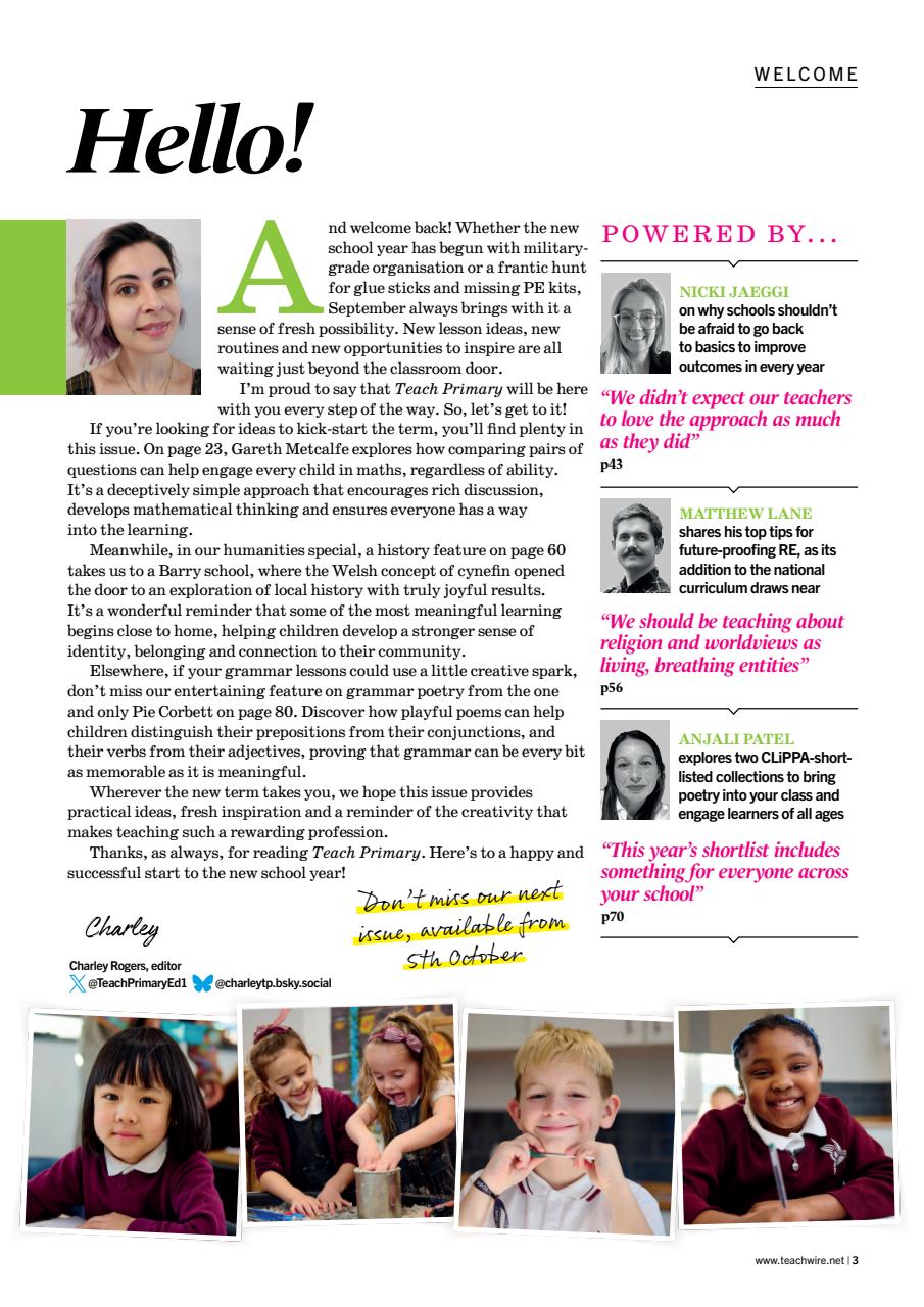 Teach Primary Preview Pages