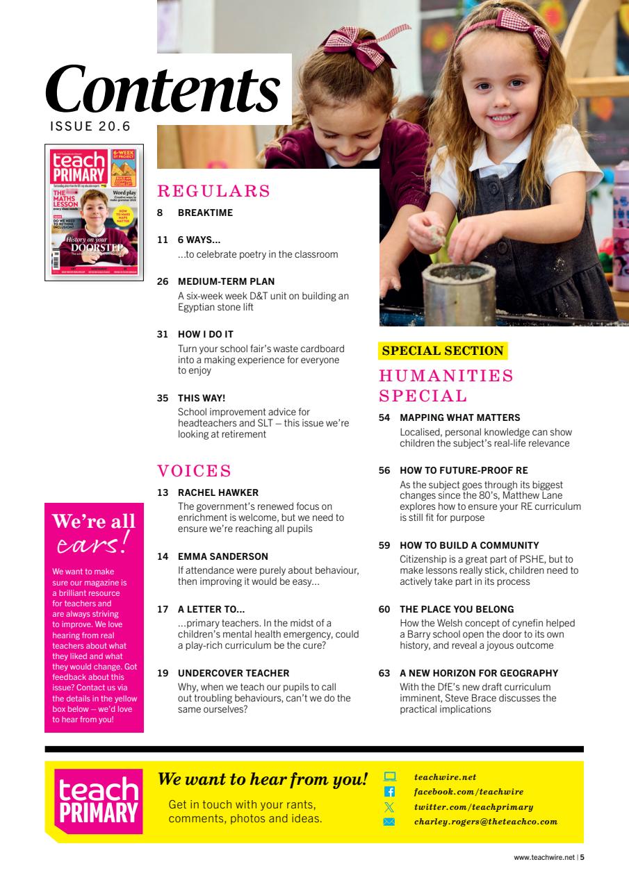 Teach Primary Preview Pages