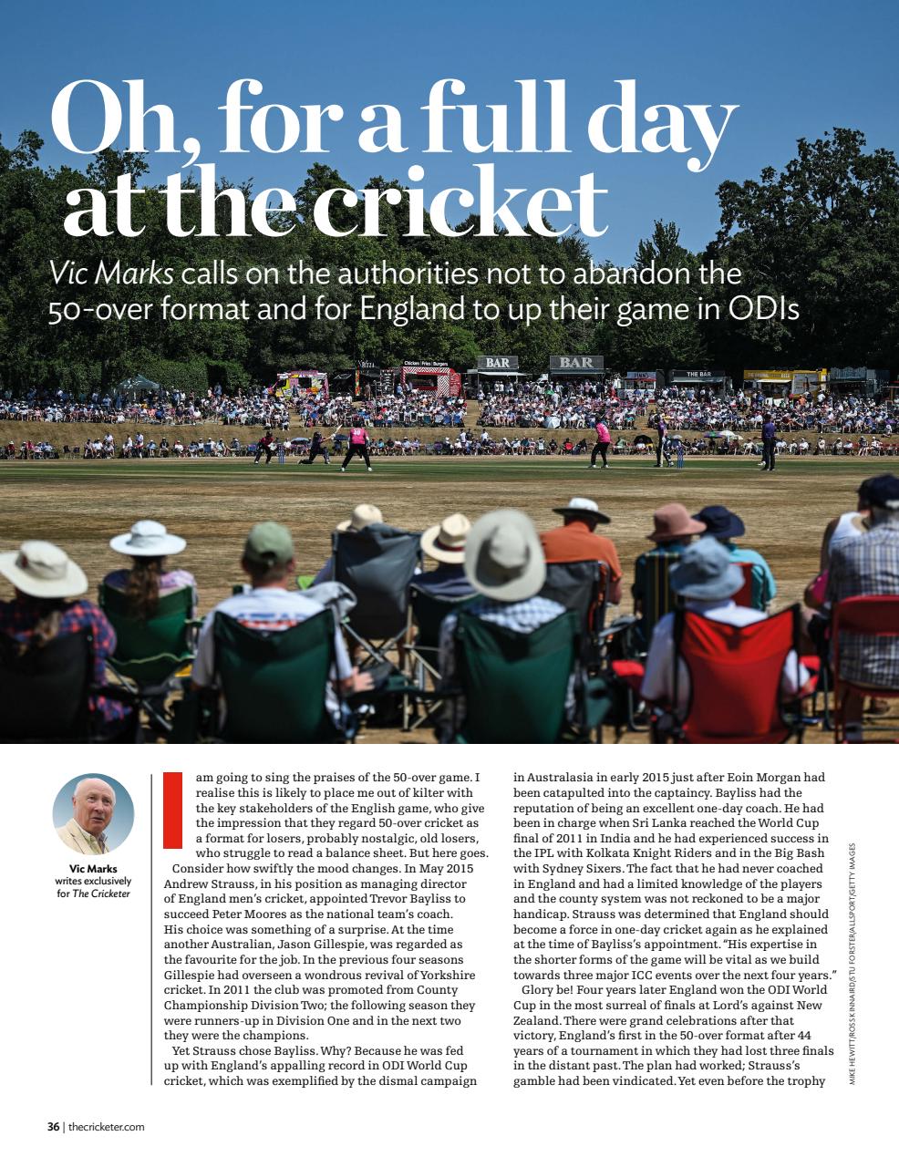 The Cricketer Magazine Preview Pages